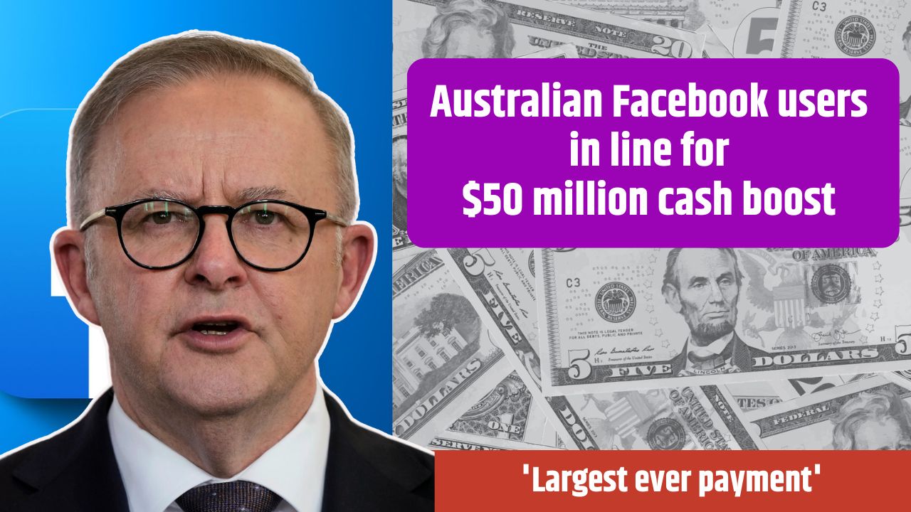 Australian Facebook users in line for $50 million cash boost