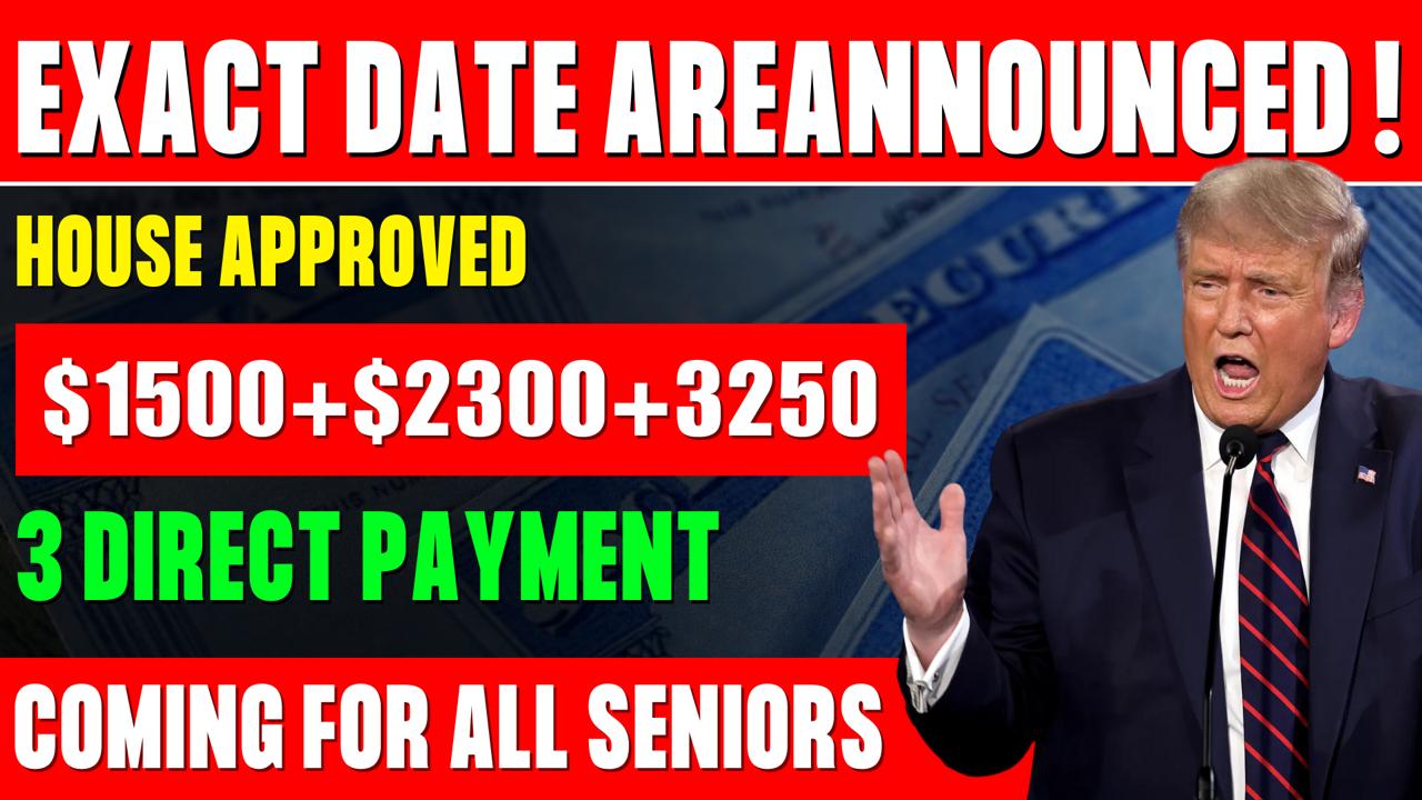 House Proposal ! 3 New Direct Payments $1,500 $3,250 For Social Security & SSDI- Dates Confirmed