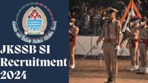 JKSSB SI Recruitment 2024