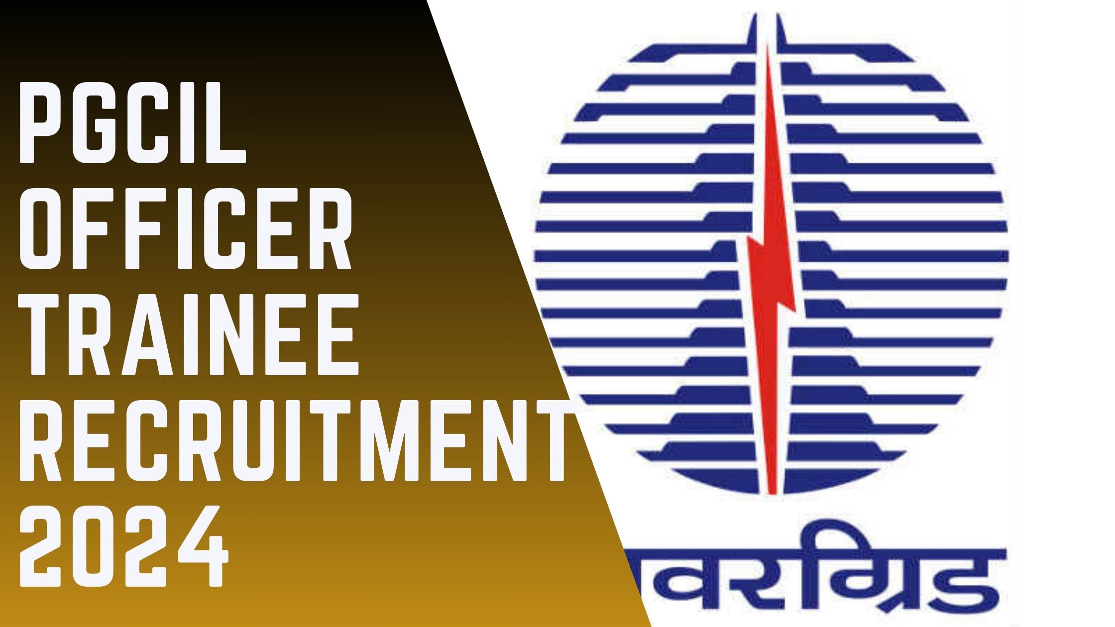 PGCIL Officer Trainee Recruitment 2024